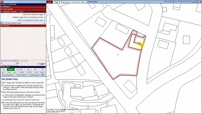 Video thumbnail: Repairing a gap in polygons or creating a new one using a vector background layer.